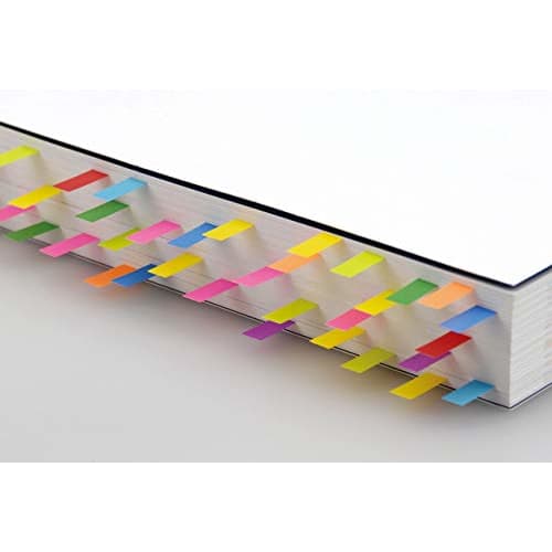 Post-it Film Sticky Notes Heading 5 Colors 44 X 12 Mm 20 Sheets X 5 Pads 688NEH