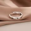 New Simple Personality Sweet Retro Christmas Tree 925 Sterling Silver Jewelry Wave Exquisite Opening Rings  R119