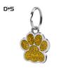 Puppy Town Jewelry Gift Mini Paw Pattern Puppy Dog Cat Collar ID Tag Pendant