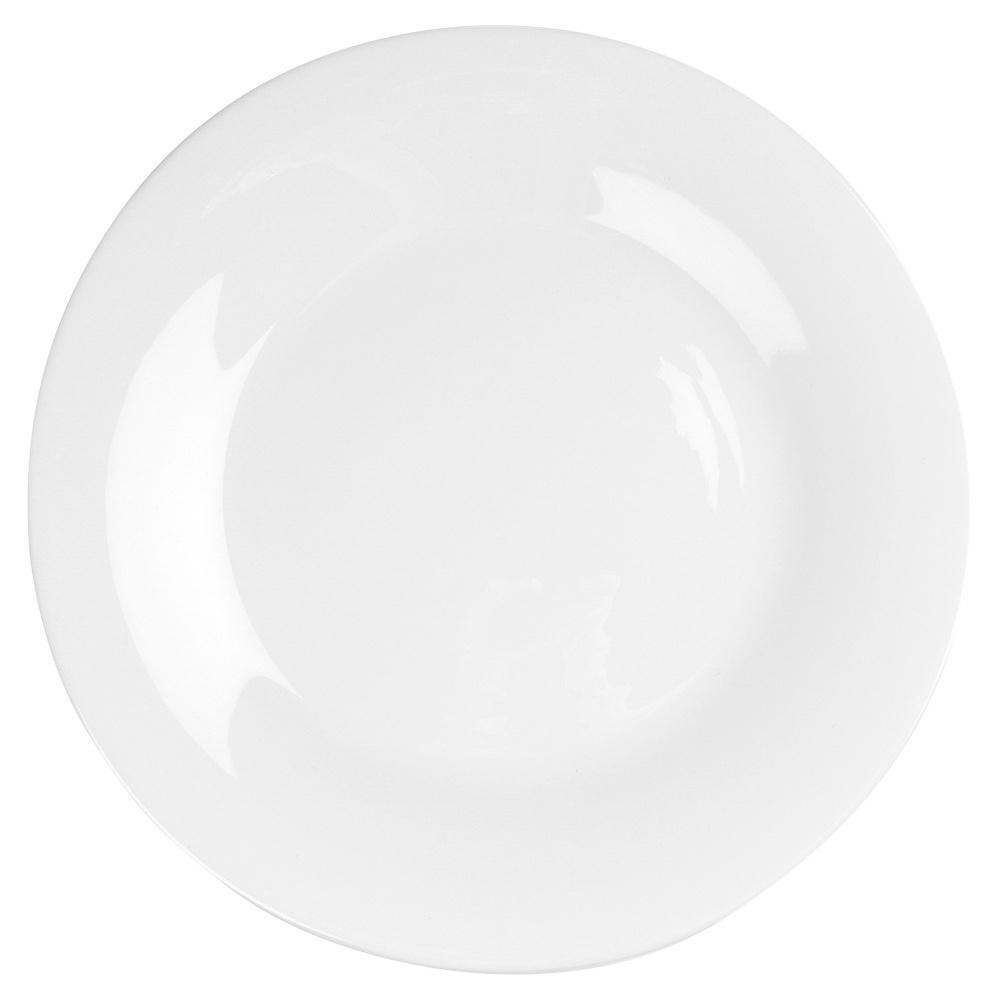6x Large Flat Dinner Plate for Dinner White Plate Set