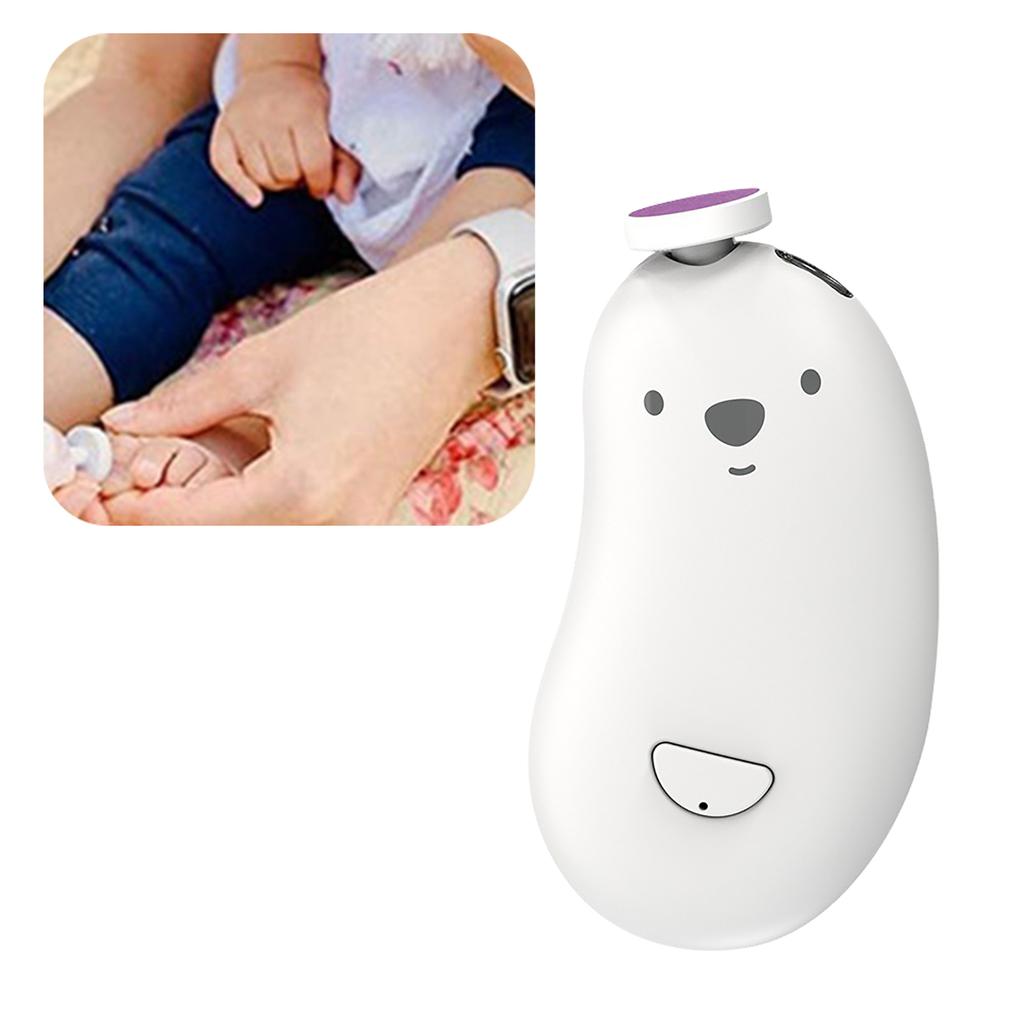 Electric Baby Nail Grinder Safe USB Charging with 6 Grinding Head Baby Nail File for Home Baby Fingernail Care