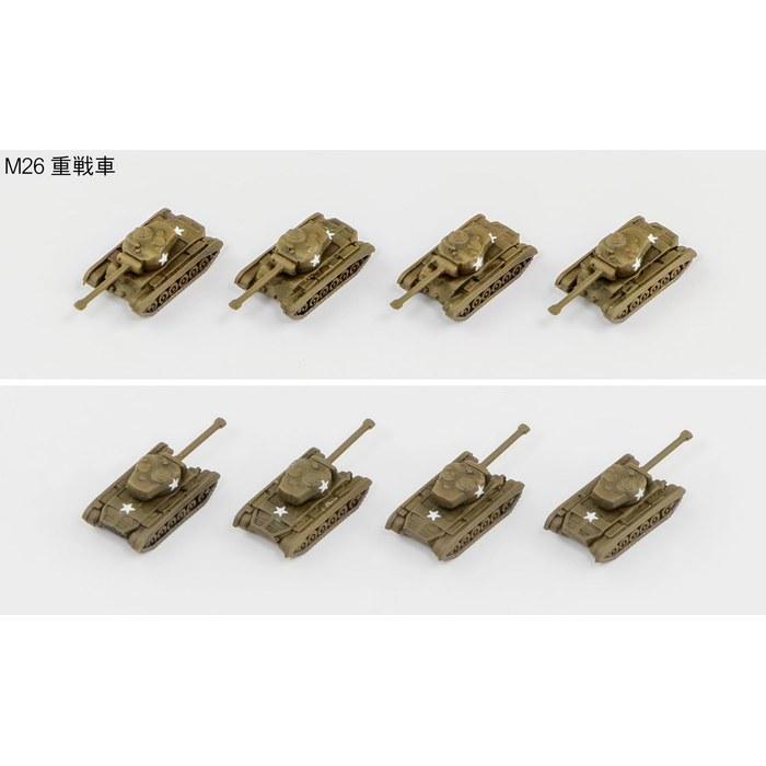 Pit Road 1/700 MI Series WWII US Military Vehicle Set 2 Plastic Model MI12 (Military Vehicle) Pre-colored 1/700 Scale