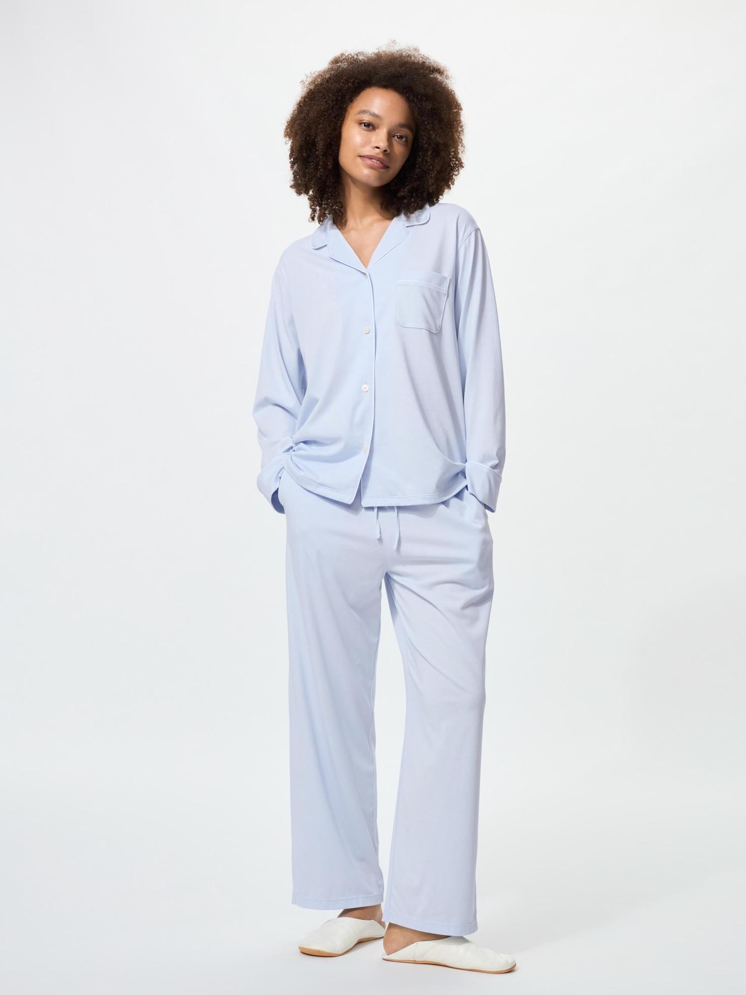 

Uniqlo Japan Air Rhythm Хлопковая пижама 60 LIGHT BLUE/XS