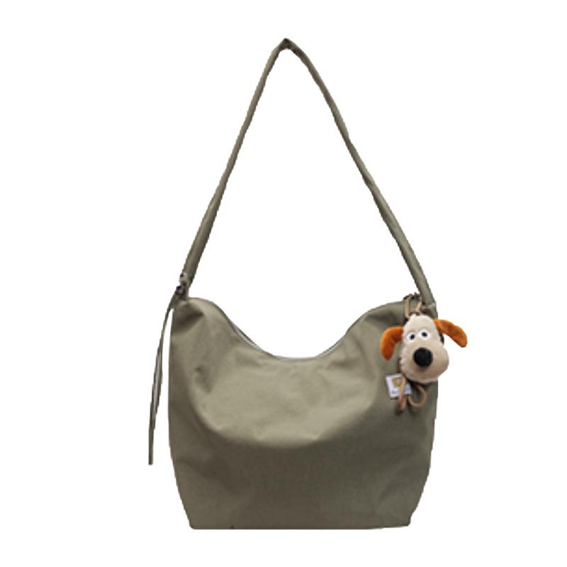 Canvas Bag Women'S Commuter Messenger Large Capacity Shoulder Soft Surface Casual Women'S Bag Luggage