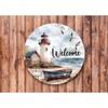 Vintage Lighthouse Metal Sign, Nautical Beach Wall Art For Bathroom Living Room, Rustic Home Decor Tin Sign Housewarming Gift