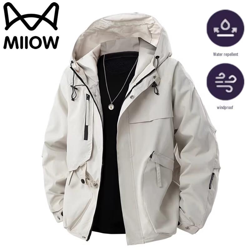 Mao Ren Men's Hooded Windproof Workwear Jacket