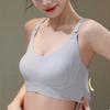 Seamless Front-opening Nursing Bra for Pregnancy Providing Support Preventing Sagging and Lightweight for Breastfeeding
