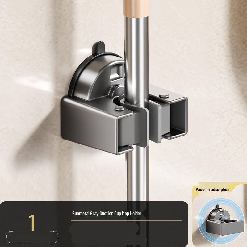 YIXI Adhesive Wall Mop Holder