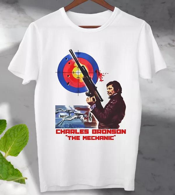 

The Mechanic Film Charles Bronson T Shirt Death Wish Poster Men s Ladies Top 4XL