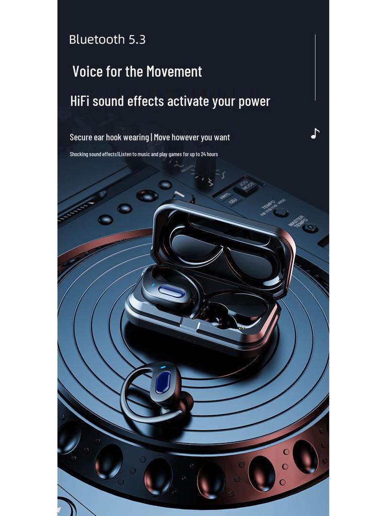 Durable Bluetooth 5.4 Sports Earbuds: Comfortable, High-Quality Sound, & Extended Battery Life
