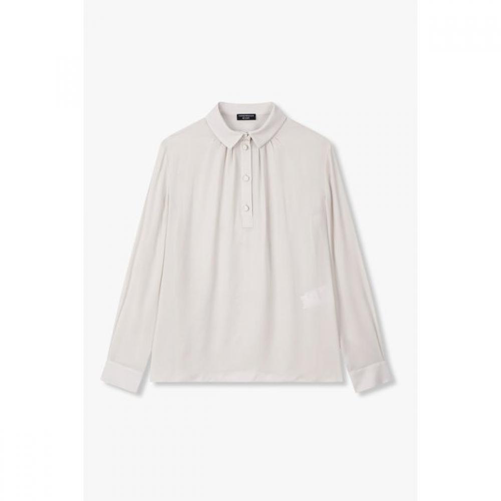 

Emporio Armani Women Half Button Silk Blouse A525303509 42