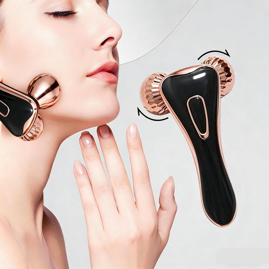 Assorted Facial Beauty Massage Face Body 3D No Charging Eye Birthday Gift 2-Piece Rollers, Y-Shaped Rollers, Rollers, & Massagers, Design, Required,