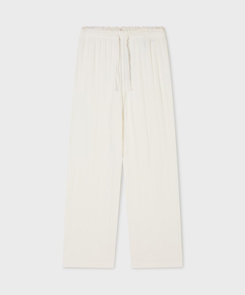 WHO.A.U Eyelet Jacquard Pants / Whtmg2551F