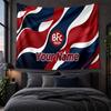Personalized Tapestry Wall Hanging Bologna FC Pattern Art Background Cloth