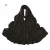 Rhinestone Floral Beads Modal Jersey Hijab Shawls Women Wrap Elastic Thick Muslim Full Cover Islam Foulards Bonnet Headband