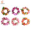 Kaifeng Hawaiian Headband & Bracelet Set - 6 Colors, Festival Hula Skirt Flower Garland Accessories