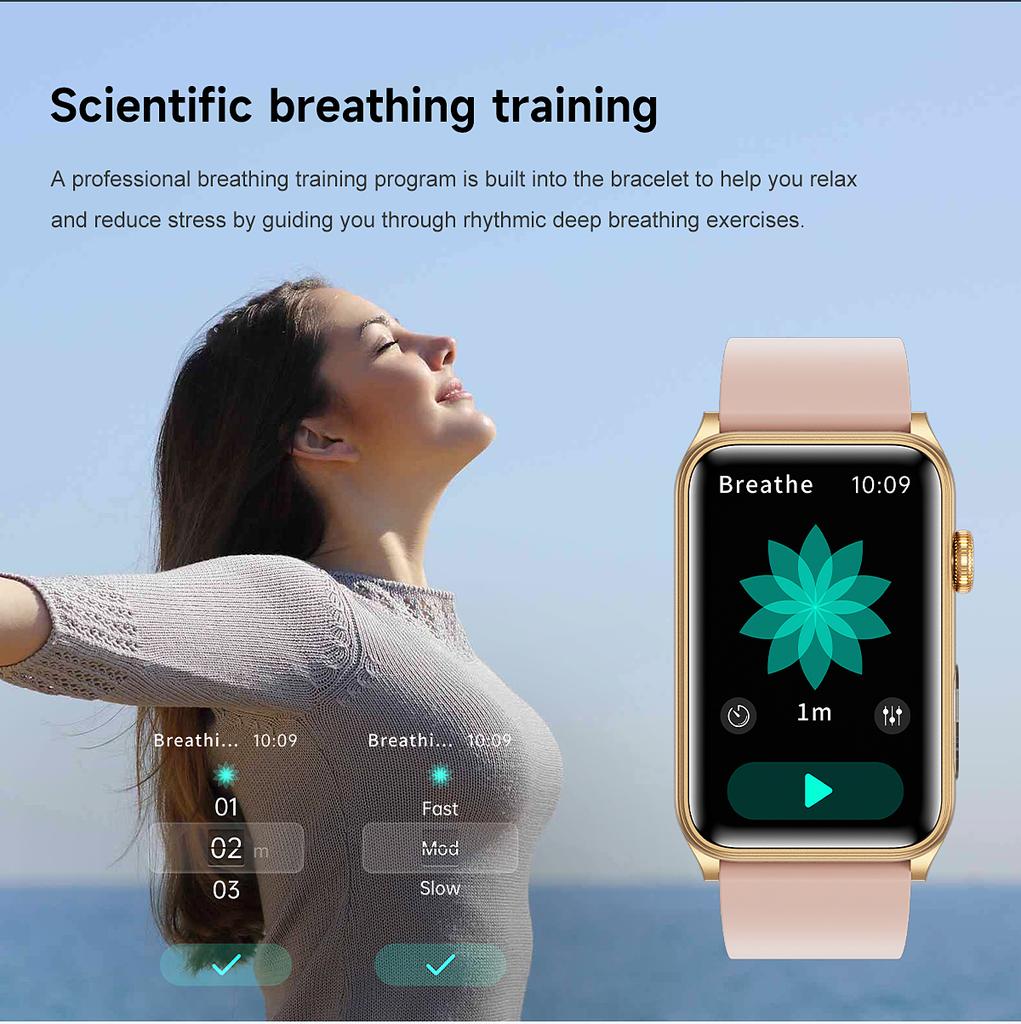 2025 New 1.57-inch 200 * 320 High-definition Touch Screen Heart Rate Monitoring LED Waterproof Fitness Couple Smart New Watch