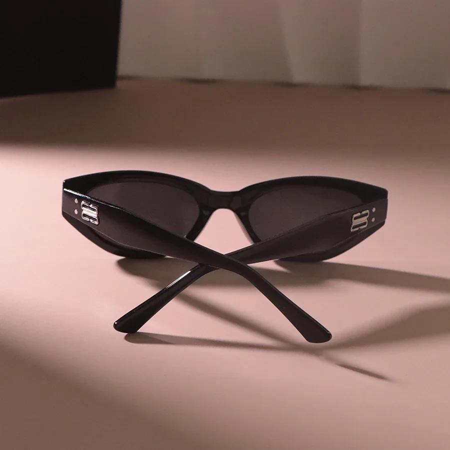 Lässige Cat-Eye-Sonnenbrille Damen Herren Klassische Sonnenbrille Weiblich Männlich Designer Retro Mode Outdoor-Schatten