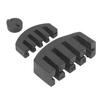 3Pcs Violin Cello Mute Set Claw Round Style Rubber Practice Silencer Soft Aging Resistant