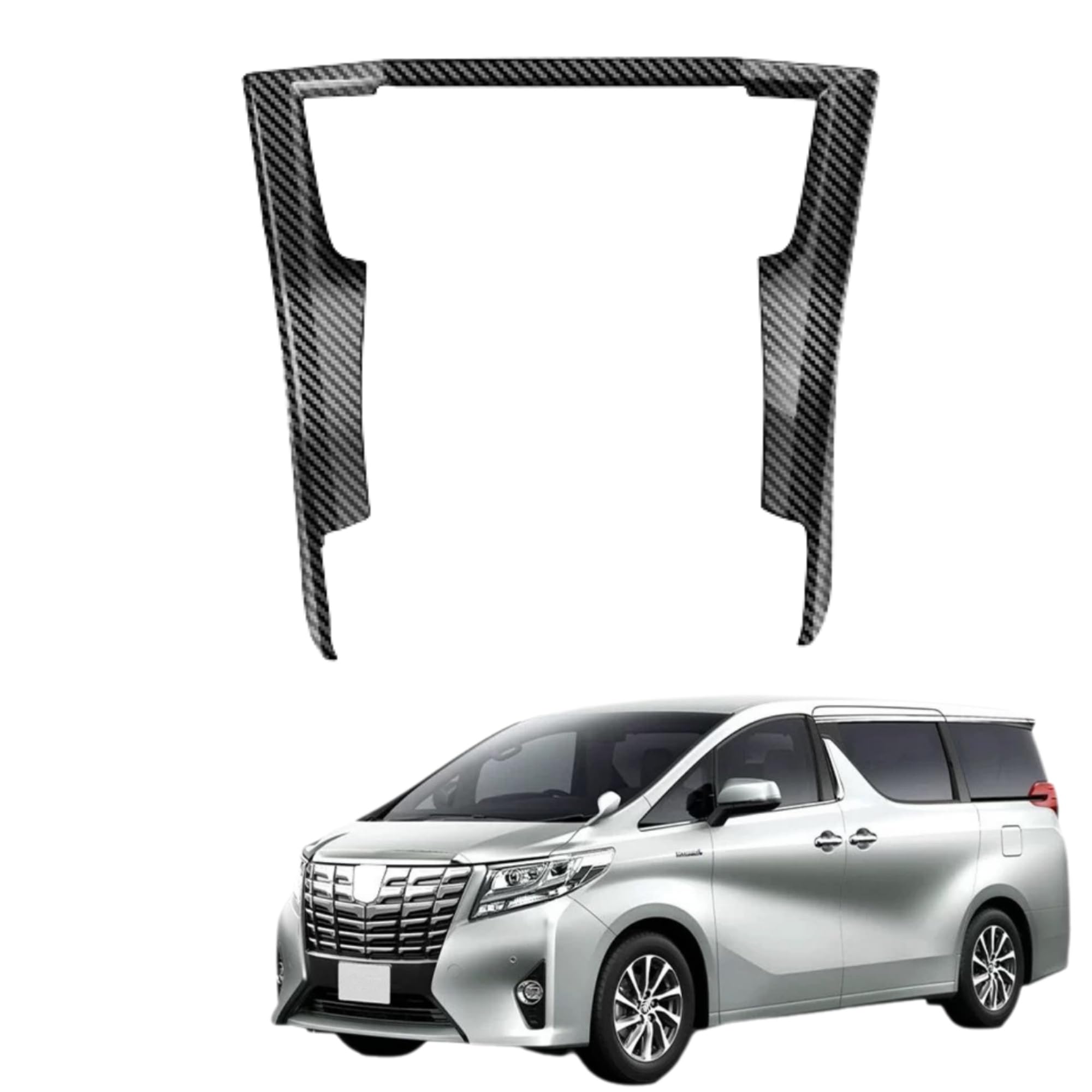 EopTatoo Compatible with Alphard Vellfire 30 Series Early and Late console panel frame