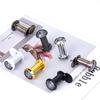 Zinc Alloy Adjustable Peephole Viewer - Anti-pry HD Cat Eye for Apartment Doors