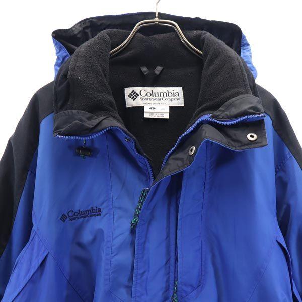 Columbia 3WAY Nylon jacket LL Blue Padded liner for outdoor use Men's Used