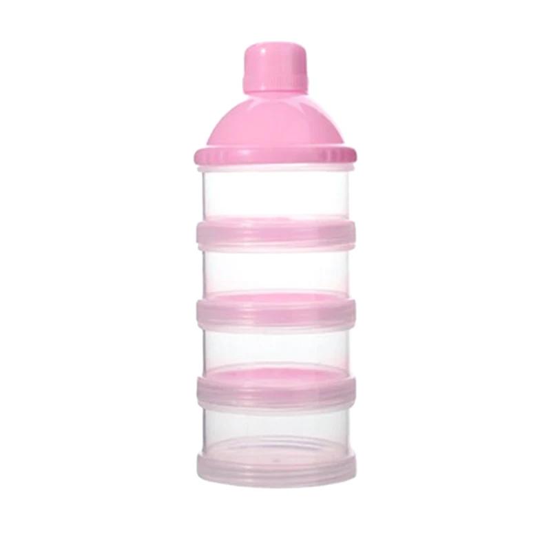 4/5 Vakken Draagbare Melkpoeder Formule Dispenser Container Opslag Essentieel Graanbakjes Peuter Baby Snacks Voedsel Opslagdoos