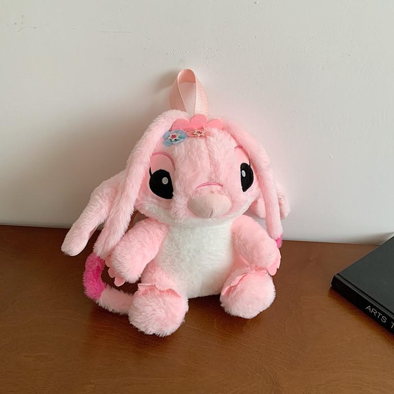 Lilo Stitch Plys Tegneserie Rygsæk Til Piger Med Lynlås Og Lomme Til Afslappet Rejse