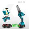 2000W 6-inches Brushless Electric Saw With Adjustable Oil Can Handheld Cordless Logging Chainsaw Branch Cutting Tool