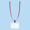 Kokuyo Hanging Name Tag Soft Case Red 10 Pcs Naff-S180-10R