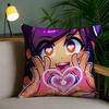Cartoon A-Aphmau Decorative Pillow Case Custom Printed Brushed Fleece Pillow, Baby Skin-Touch, Eco-Friendly Dye-Sublimation Cush