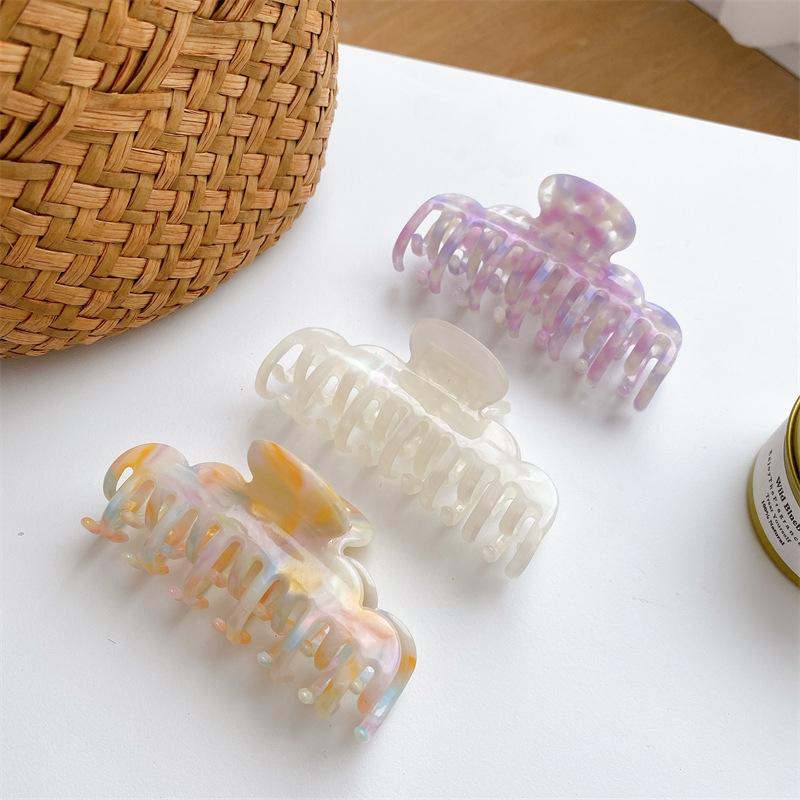 Layered Fashionforward Double Hair Claw Clip For Women In Striking Colors And Styles Elegant