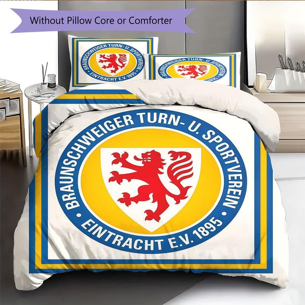 Eintracht Legacy Bedding Quilt Set Quilt Cover Pillowcase Home Decoration Birthday Gift (1 * duvet cover + 2 * pillowcase, without core)