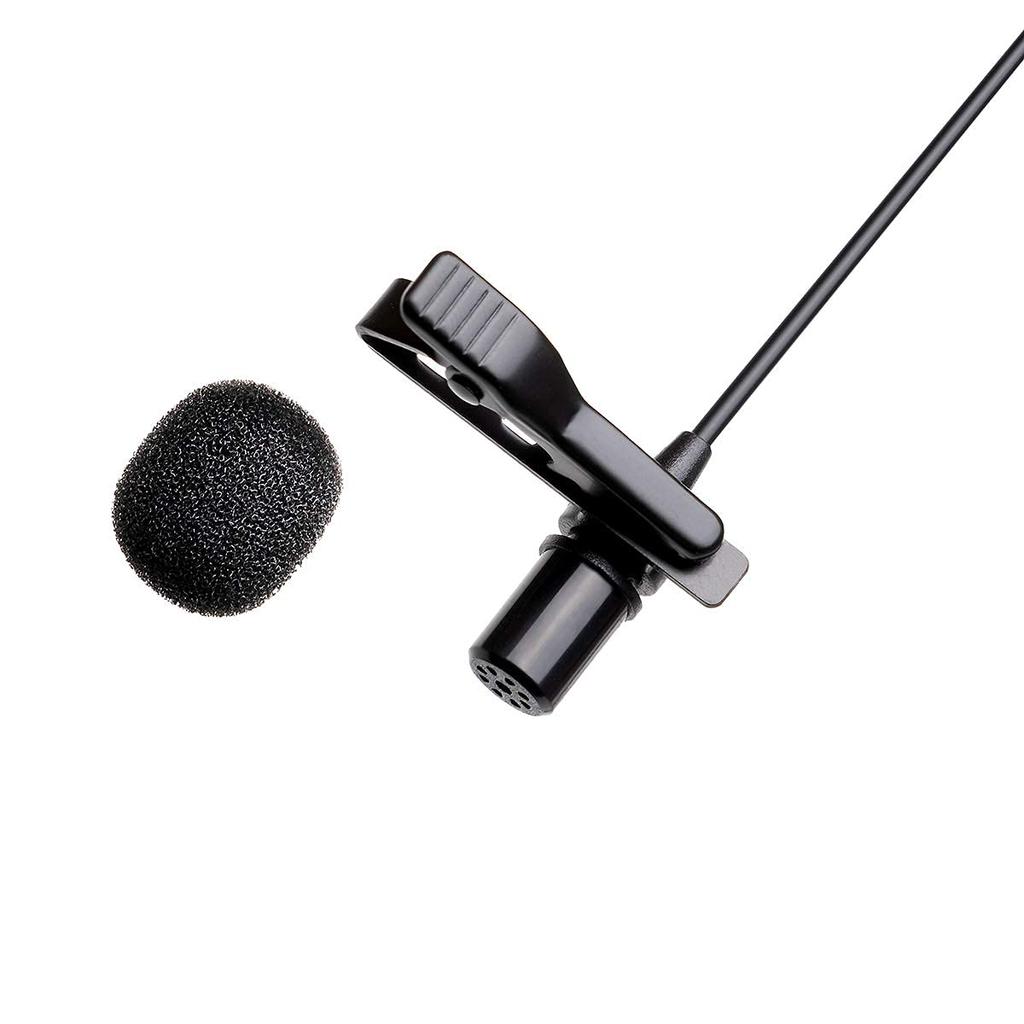 Nicama LVM7 Mini Clip-on Microphone, Pin Microphone, Condenser Microphone, Omnidirectional, High-Performance, for DSLR Cameras, Camcorders, Audio