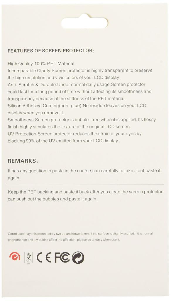 Washodo Ochranná fólie na LCD displej pro digitální fotoaparáty SONY RX100M3 RX100III DSC-RX100M3 DSC-RX100III "503-0004J"