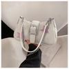 Fashionable Canvas Street Style One Shoulder Bag 2023 Winter New Fashion Casual Crossbody Bag