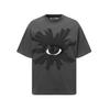 Cross-border trendy brand HOUSE & ERRORS Eye of Truth Letter Pattern Printed Short Sleeve T-Shirt Men's and Women's High Street Half Sleeve