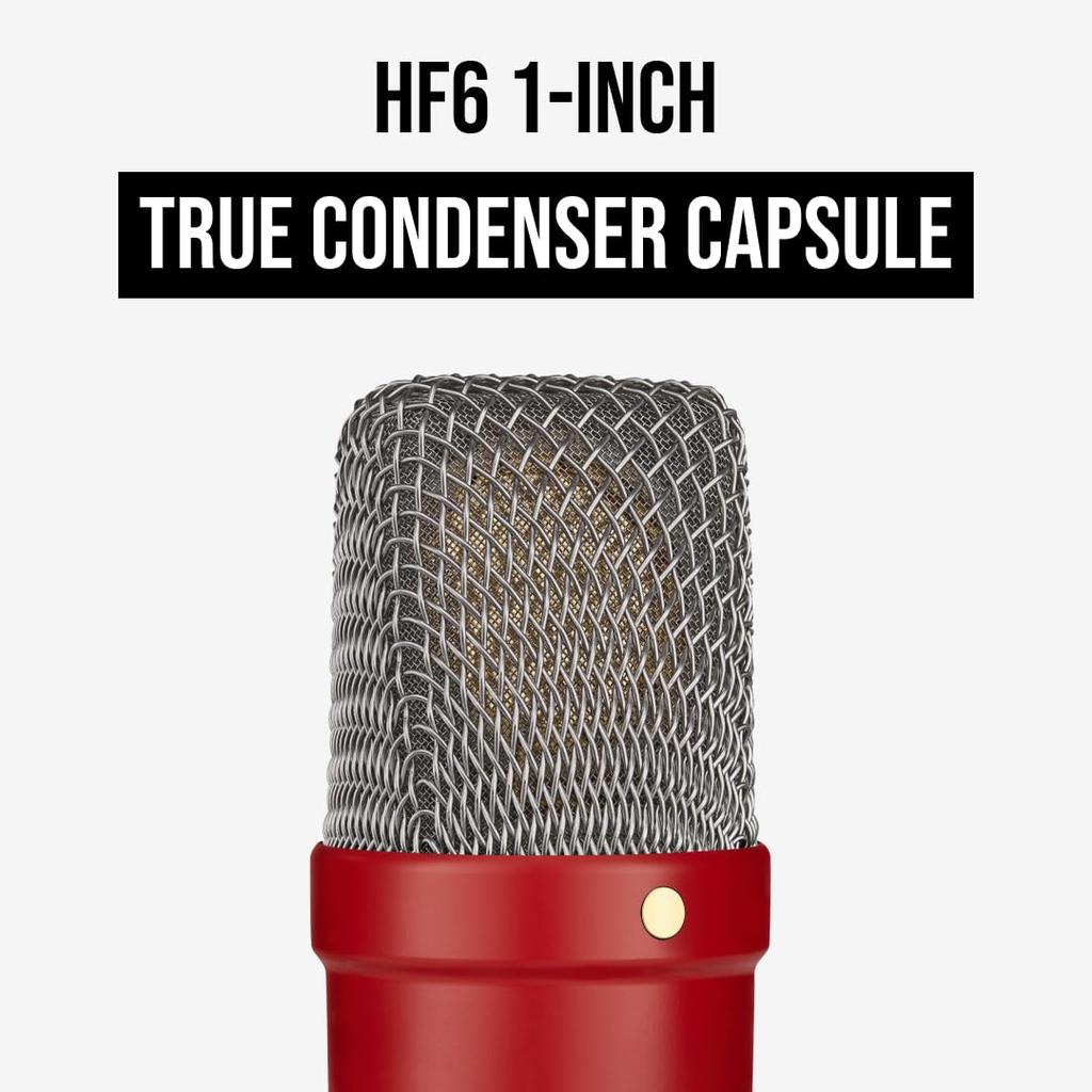 RODE Microphones NT1 Signature Series Studio Condenser Red Microphone,