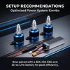 Model Aircraft 1200Kv Brushless Motor with Brushless Construction, Metal Housing, Visible Front Mounting Holes, Shaft Adapter, and Rear External Wire