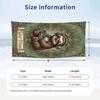 Sleepy Cat Dreams Theme Quick Dry Beach Towel Custom Name Text Print Large Sand Resistant Towel Beach Vacation
