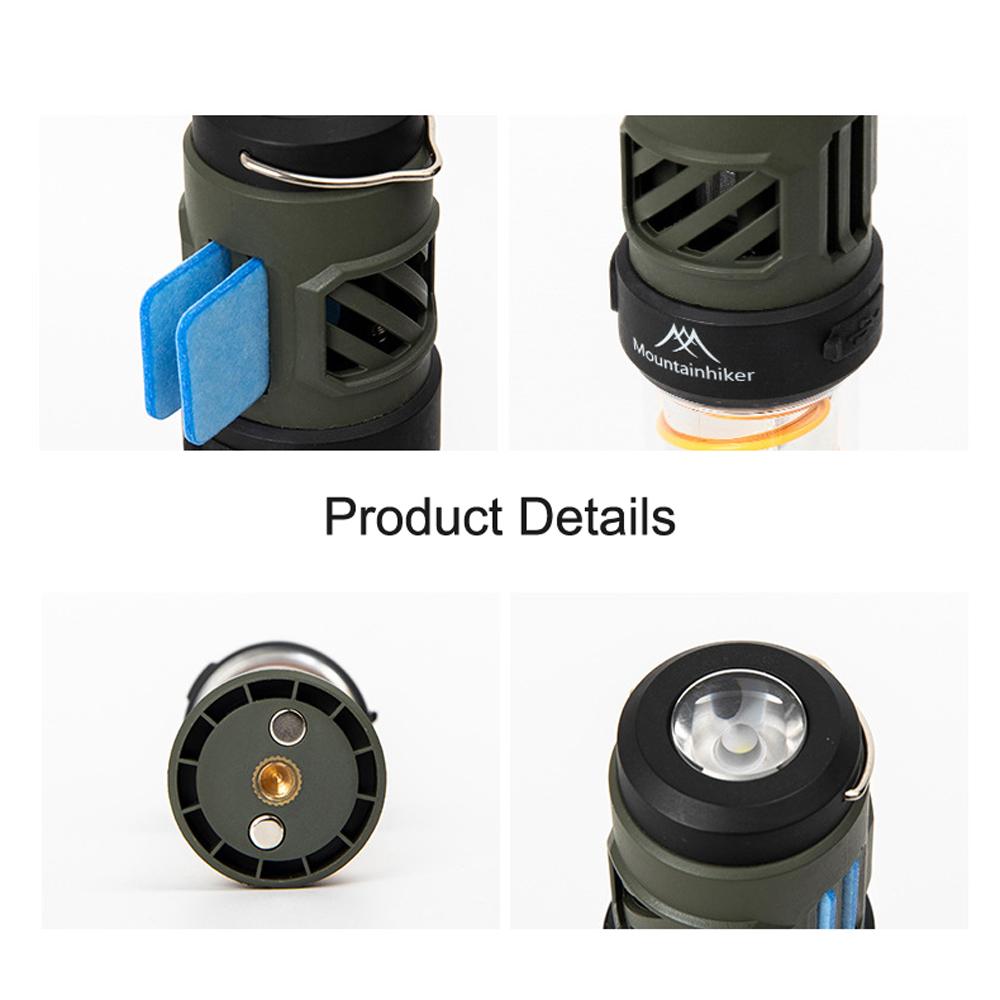 Outdoor Camping Tent Light Retro Fishing Hiking Lamp Hand Light Portable Rechargeable Light