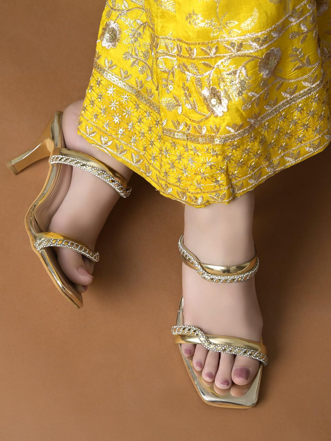 Shoetopia Женские Премиальные Стильные Удобные Повседневные Сандалии | Легкая Противоскользящая Подошва Для Улицы | Прочная Подошва С Хорошим Сцеплением Долговечная Повседневная Обувь EU37 : 22CM