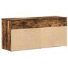 Shoe Bench Smoked Oak Finish 102 x 30.5 x 45 cm Particleboard