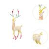 Creative Elk Sculpture Reindeer Figurine Tabletop Decor for Living Room Cabinet