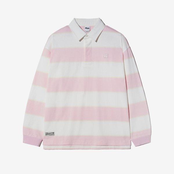 

Fila Long Sleeve STriped Rugby T LIGHTPINK/85