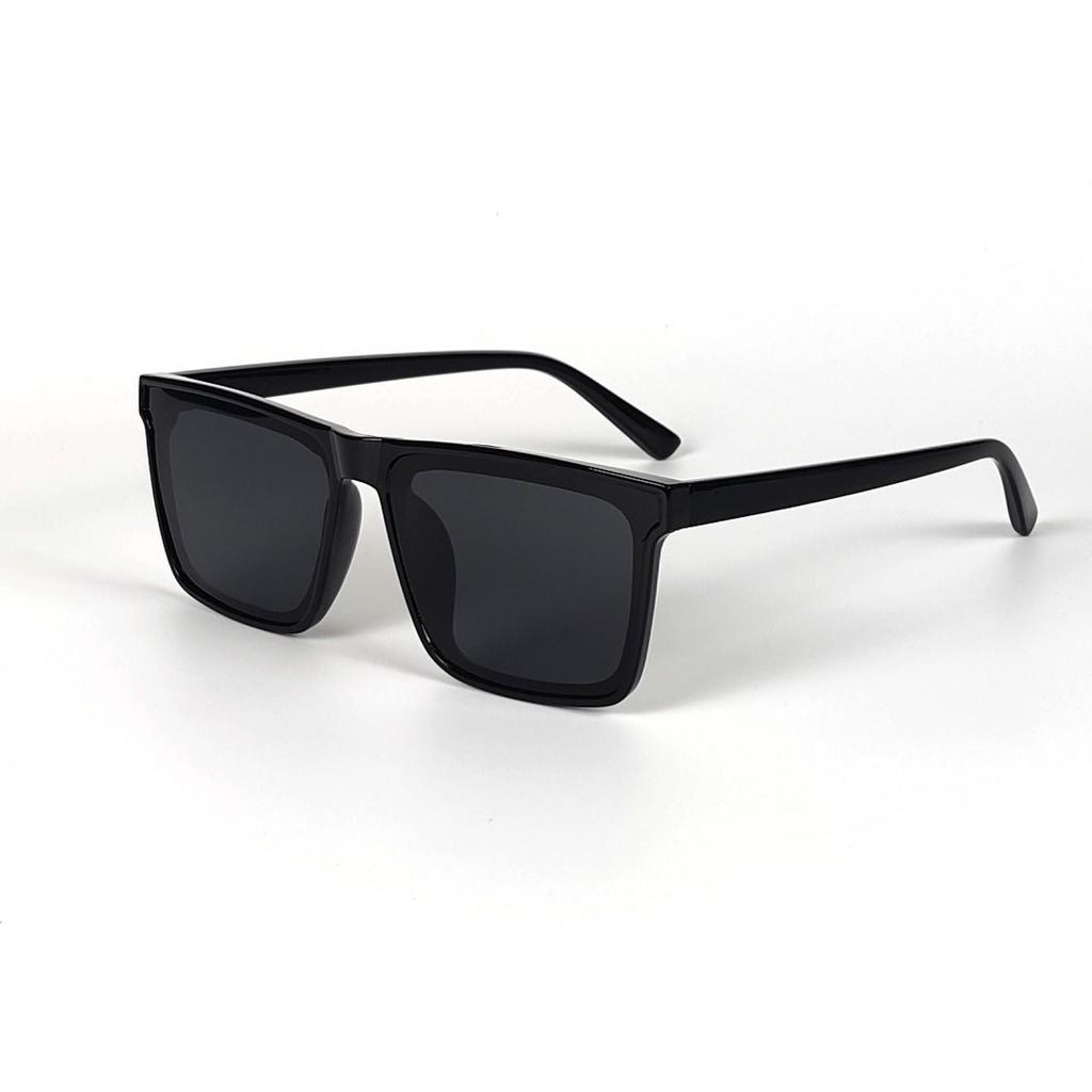 2024 Men's Square Frame Anti-UV Driving Sunglasses - New Douyin Celebrity Style
