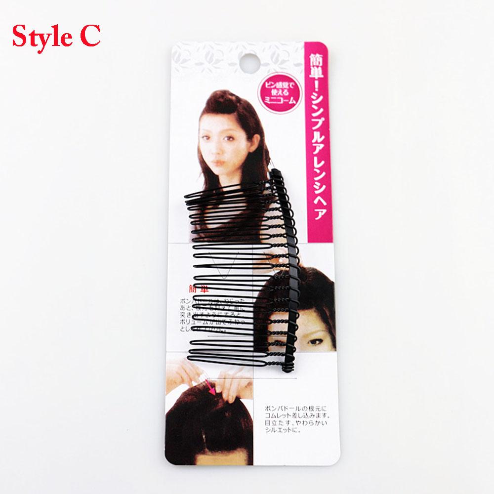 

Easy to Use Hairstyle Fixed U Shape Hair Finishing Fixer Comb Baby Hair Tame Hair Finishing Clip Style C