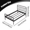 1/12 Dollhouse Bed Doll House Metal Decorative Pretend Play Decoration Miniature