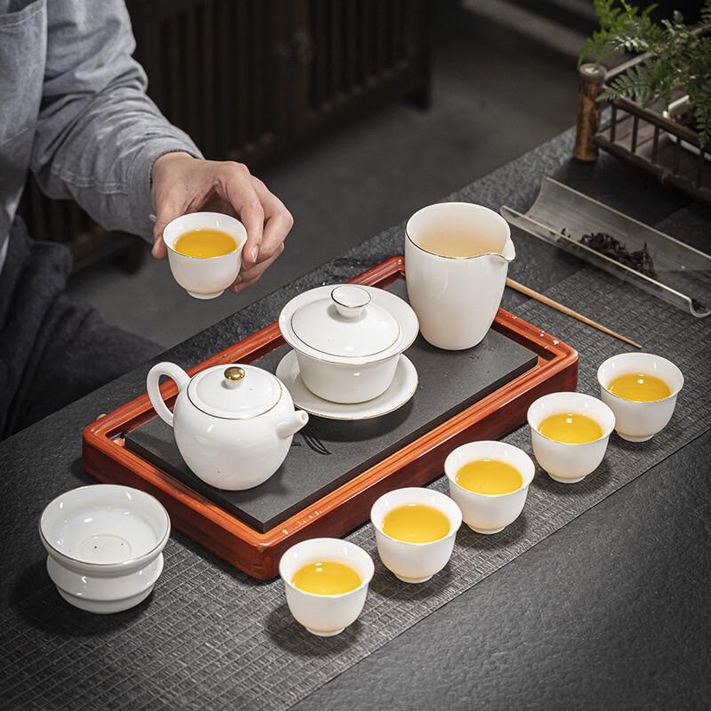 Chinese White Porcelain Gongfu Tea Set