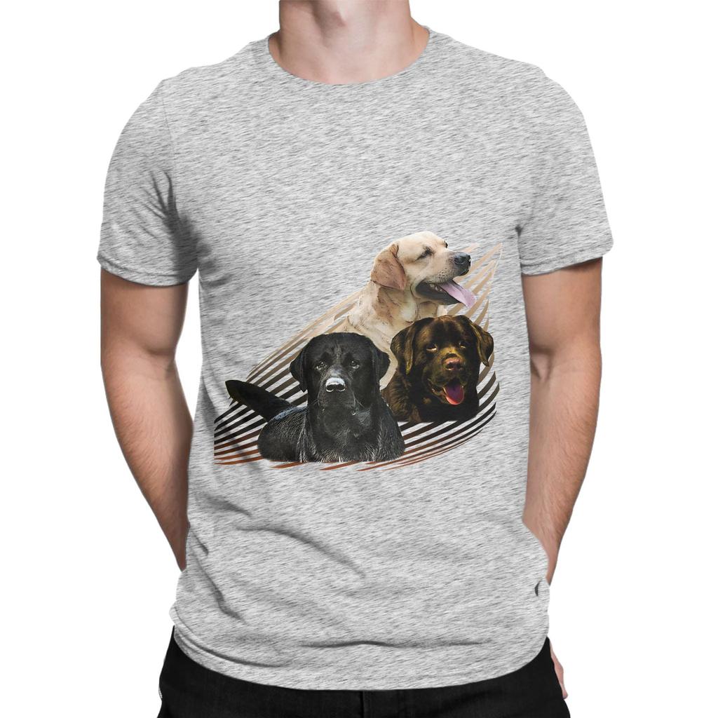 Labrador Retriever in Art Graphic 100 Cotton TShirt Labrador Retriever Tops Tees For Unisex